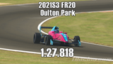 iRacing 2021S3 FR2.0 Week5 Oulton Park (Added Fuel)