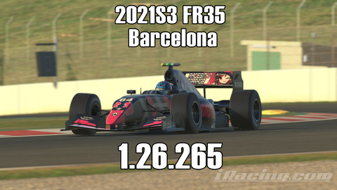 iRacing 2021S3 FR3.5 Week10 Barcelona