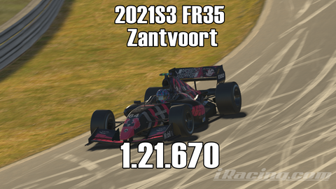 iRacing 2021S3 FR3.5 Week8 Zantvoort