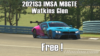 iRacing 2021S3 M8GTE IMSA Week1 Watkins Glen