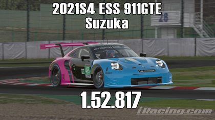 iRacing 2021S4 911GTE ESS Week1 Suzuka