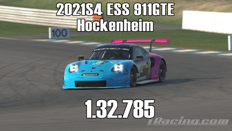 iRacing 2021S4 911GTE ESS Week5 Hockenheim