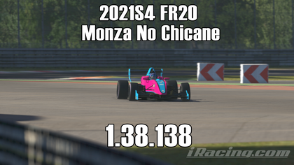 iRacing 2021S4 FR2.0 Week7 Monza NoChicane