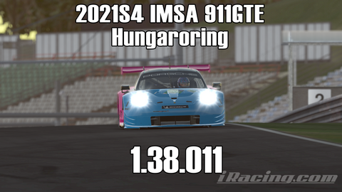 iRacing 2021S4 IMSA 911GTE Week8 Hungaroring