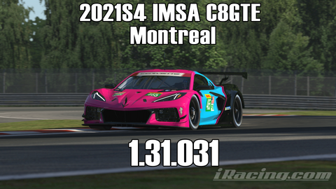 iRacing 2021S4 IMSA C8GTE Week9 Montreal