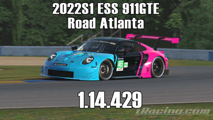 iRacing 2022S1 911GTE ESS Week3 Road Atlanta