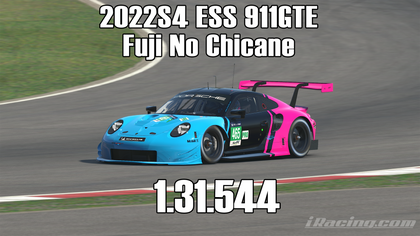 iRacing 2022S4 911GTE ESS Week12 Fuji No Chicane