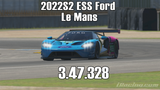 iRacing 2022S2 FordGTE ESS Week12 Le Mans