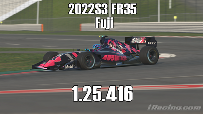 iRacing 2022S3 FR3.5 Week3 Fuji