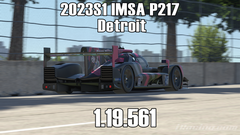 iRacing 2023S1 P217 IMSA Week11 Detroit