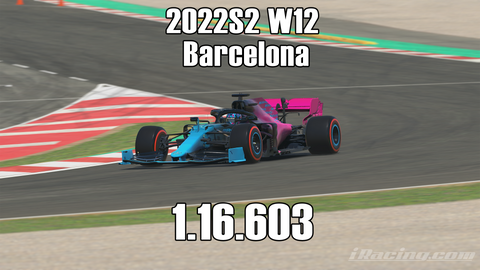 iRacing 2022S2 W12 Week10 Barcelona