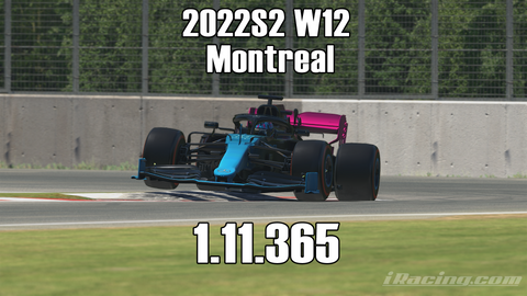 iRacing 2022S2 W12 Week9 Montreal