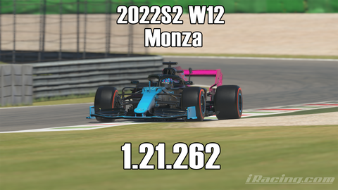 iRacing 2022S2 W12 Week7 Monza