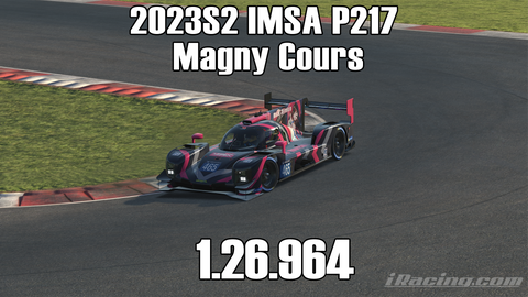 iRacing 2023S2 P217 IMSA Week3 Magny Cours